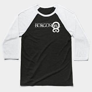 Burgundar Logo All white Baseball T-Shirt